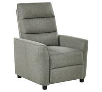 Recliner Chair SANDE With Footrest Fabric Light Green