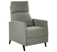 Recliner Chair SELVIK With Footrest Fabric Light Green