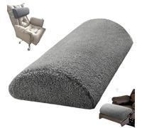 Recliner Foot Rest Cushion Half Moon Bolster Pillow with Elastic Band Multifunctional Sofa Pillow for Head/Neck/Waist/Leg 23x10x4 Foot, Recliner, Leg, Rest, Half Moon P