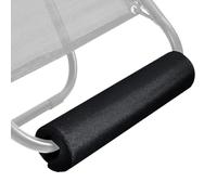 Recliner Foot Rest - Soft Foam Filling, Portable Compact Shape, Raised Height, Stable Floor Placement | Travel Deck Terrace Yard Lounger Seating Comfort Extension Relax After Reading