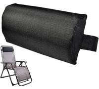 Recliner Headrest Pillow, Head Cushion Soft Lounger Pillows, Removable Headrest Cushion, Outdoor Chaise Lounge Head Pillow, for Chairs Recliners Armchairs (Black)