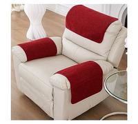 Recliner Headrest Protector Sofa Armrest Cover, 1/2/3 Seater Sofa Headrest Slipcovers with Pocket Nonslip Armchair Cover Quilted Furniture Protector for Recliner Leather Sofa Couch ( Color : #2 , Size