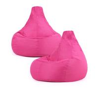 Recliner Indoor Outdoor Navy Blue Bean Bag Chair Pack of 2 ICON Pink One Size