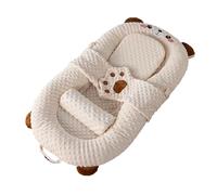 Recliner Newborn Cover - Baby Nest Pod for Newborn 0-24 Months Breathable Portable Baby Bed - Foldable Toddler Travel Bed,New Born Baby Essentials for Boys and Girls (Beige, 94X45cm)