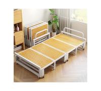 Recliner Simple Bamboo Bed Folding Bed, Single Nap Bed, Home Cooling Bed, Accompanying Marching Bed Outdoor Folding Bed(Large)