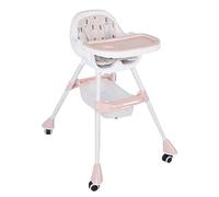 Reclining Baby Chair, Space Saving Multifunctional Height Adjustable Baby Chair for Toddlers for Outdoor Play (Pink)