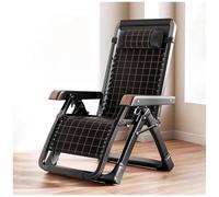 Reclining Folding Outdoor Chair with Headrest, Ergonomic Design for Backyard and Poolside Relaxation