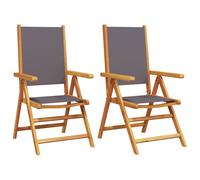 (cream, 4 pcs) vidaXL Reclining Garden Chairs Outdoor Chairs Armchair Fabric & Solid Wood