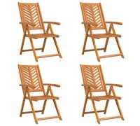 Reclining Garden Chairs Recliner Wooden Lounge Chair Solid Wood Acacia vidaXL
