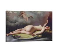 Reclining Nude Luis Ricardo Falero Painter Poster Picture Print Canvas Poster Wall Paint Art Posters Decor Modern Home Artworks 12x18inch(30x45cm)