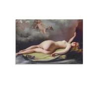 Reclining Nude Luis Ricardo Falero Painter Poster Print Photo Art Painting Canvas Poster Home Modern Decor Posters 08x12inch(20x30cm)