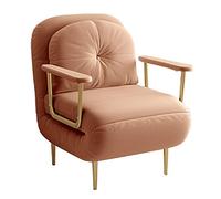 Reclining Sofa with Armrests, 6-Position Adjustable Futon for Living Room, Bedroom, Space-Saving Solution