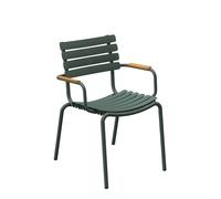 ReClips Outdoor Dining Chair Houe Bamboo Armrests Olive green - 5714098014607