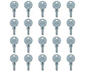 Recmod 20 Pcs CH751 751 751CH Key for RV Campers, Cabinets, Push Locks Door Hatch Locks Carts T-Handles Pickup Shells Tool Boxes Trash Laundry Chutes Sprinkler Controllers