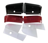 Recmod M116504 M116505 Left & Right Side Tail Light Kit Plastic Lamp Red Lens Assembly for John Deere Lawn and Garden Tractor 415 425 445 455 M116132 M116133 M117275