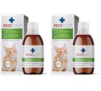 RECOACTIV Immune Tonic for cats, 1 x 90 ml, dietary supplement to boost the immune system and prevent nutritional deficiencies, effective dietary appetite stimulant (Pack of 2)