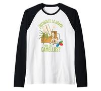 ¿Recogiste La Grama para Los Camellos? Three Kings Day Raglan Baseball Tee
