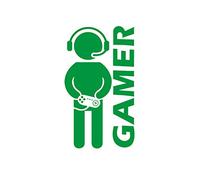Recognise Design Gaming Vinyl Wall Stickers Video Game Cool Gamer Wall Decal Art Décor