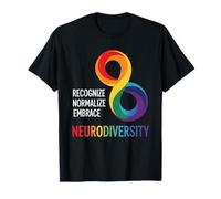 Recognize Normalize Embrace Neurodiversity Neurodivergence T-Shirt
