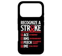 Recognize Stroke Fast Warrior Survivor Stroke Awareness Case for iPhone 17 Pro