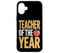 Recognized Teacher Of The Year Classroom Difference Maker Case for iPhone 16 Plus