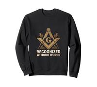 Recognized Without Words Freemason Brotherhood Sweatshirt