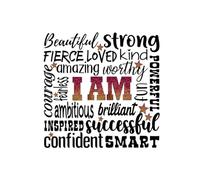 Recognizing Who I AM: Affirmations Writing Journal