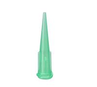 Recogwood 100Pcs 18ga x 1.26 Inches Industrial Blunt Tip Plastic Tapered Tip Dispensing Fill Needle, Green