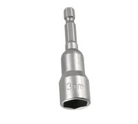Recogwood 13mm Magnetic Hexagon Socket, 65mm Long 1/4 Inch Hex Shank Magnetic Nut Setter Driver, Quick-Change Spanner Adapter Power Screwdriver Nut Driver Bit Set