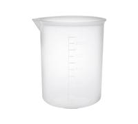 Recogwood 250ml Plastic Measuring Cups, Transparent Lab Graduated Beakers, Heat Resistant Measuring Jugs, Liquid Measuring Cups, Plastic Jug Beakers, Mixing Cups for Baking Cooking Lab