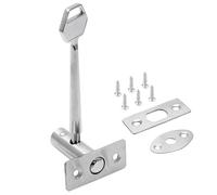 Recogwood Stainless Steel Hidden Mortise Fire Door Lock with Key and Screw for Fire Doors Frame Invisible Doors