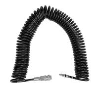 Recoil Air Hose With Female Quick Connector Anti Tangling Coiled Design Heavy Duty Rubber Steel Construction 10m 32 8ft Flexible Air Compressor Extension Hose For Car Tire