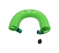 Recoil Garden Water Hose with Plastic Connectors for Courtyard and Garden Irrigation Green 15m(10M)