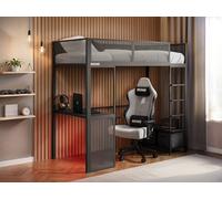 Recoil Glitch Metal Gaming High Sleeper With Desk