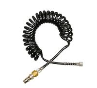 Recoil Hose Air Compressor Hose Recoil with 1/4Inch Quick Couplers Plugs Fittings Efficient Use in Various Conditions Polyurethane Air