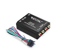 Recoil LOC4 Four Channel Speaker Cable to RCA Adjustable Line Output Converter with Remote Turn On