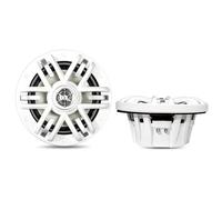 RECOIL M0-65W M0 Series 6.5 Inch 2-Way Marine Boat & UTV/ATV Coaxial Speakers, One Pair White Grilles, 4Ohm, MAX 240W Pair