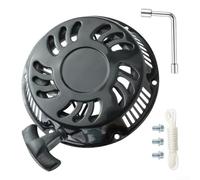 Recoil pull starter assembly compatible with For 13hp 420cc engines 60340 60349 and 59206 generators, engineered for quick replacement and dependable use