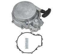 Recoil Pull Starter Assembly Metal Alloy, Replacement for 500cc ATVs, Compatible with OEM 3090085, 3083453 - Durable Construction, Easy Installation, Restores Starter Performance