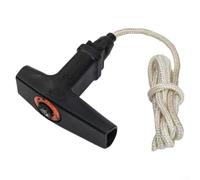 Recoil Pull Starter Handle for MS180 MS250 Chainsaw - Heavy Duty Rope Replacement Kit with Ergonomic Grip for Lawn Mower Generator Repair 3mm-4mm Compatible
