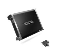 RECOIL RED600-1 Car Monoblock Amplifier 1320W 1 Ohm Stable Subwoofer | Class-D Amp, 660W RMS, 2/4 Ohm Stable, MOSFET, Bass Remote Included