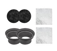 RECOIL SPB65-DM Foldable Silicone 6.5” Car Speaker Baffle Kits with Egg Crate Foam and Sound Damping Speaker Kit Two 10” x 10” Pieces Sound Quality Improvement Protection