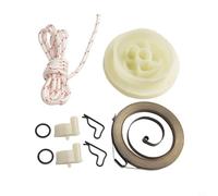 Recoil Spring Starter Pulley Rope Kit for FS55 FS45 FS46 FS38 HL45 Trimmers Replacement Pulley Pawl Spring Rope Plastic Quick Install Small Engine Garden Tools