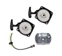 Recoil Starter Assembly for 33cc 43cc 52cc for Lawn Mower and Grass | for Lawn Mower Recoil Repair Gas Trimmer Starter Pawl ABS Plastic Starter Handle Pull Start Replacement Kit