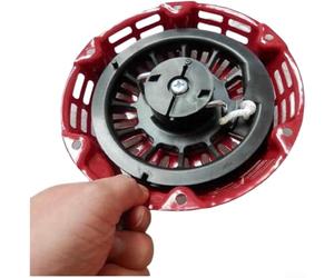 Recoil Starter Assembly for Honda Engines 5.5-6.5HP, Steel Rod Pawls Pull Start Replacement Kit with Bolts and Rope, Direct Fit Lawn Mower Parts