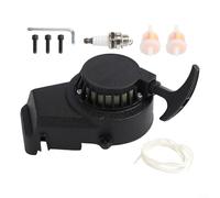 Recoil Starter for 43cc 47cc 49cc 2 Engine with Aluminum Alloy and Plastic Gear Fit for Mini Dirt Bike ATV Models