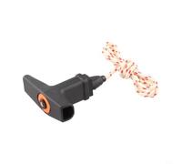 Recoil Starter Handle for TS400 TS410 TS420 Chainsaw with 4.5mm Rope Black Plastic Repair Part 24cm(5PCS)