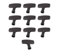 Recoil Starter Handle Replacement for GX160, Black Pull Cord Grip, 10 Pack, 7.1 X 5.3 Cm / 2.8 X 2.1 in for Small Engine Repair Storage and Spare Use