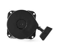 Recoil Starter, Metal Assembly, Black; Pull Cord Starter - Durable Performance, Low Noise Operation, Ideal for Small Engine Repair