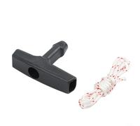 Recoil Starter Rope 3-Meter Pull Cord with Plastic Starter Handle for Lawn Mowers Chainsaws Trimmers and Equipment Replacement